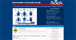 Desktop Screenshot of bathurstcyclingclub.com.au
